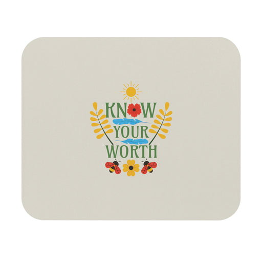 Know Your Worth Self-Love Mousepad