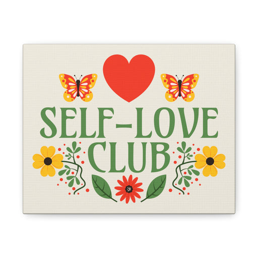 Self-Love Club - Self-Love Canvas Art